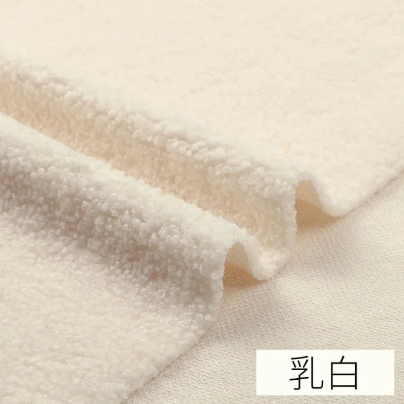 160cmx50cm Zahustenie teplého jahňacieho vlnenej tkaniny Koral fleece plyšová bábika Mikroelastická flaneleta obloženia podšívky DIY
