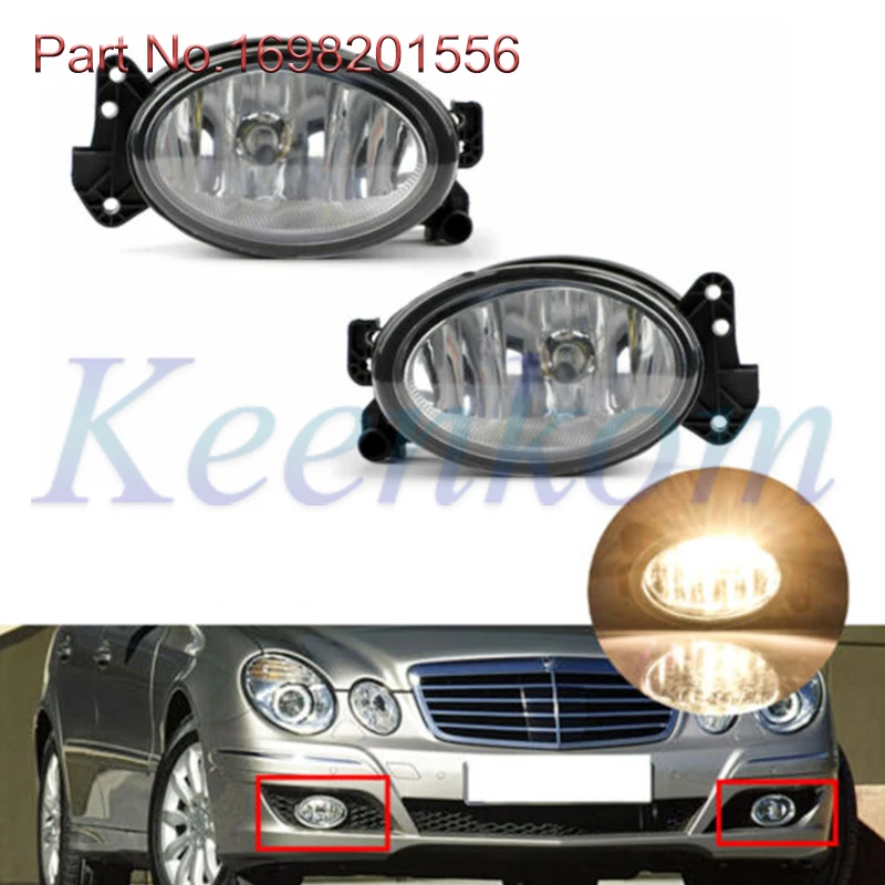 1698201556 1698201656 vľavo+pravá hmlová lampa pre Mercedes-Benz W204 W211 W164 G Class G500 G55 2002 2003 2004 2005 2006-2009
