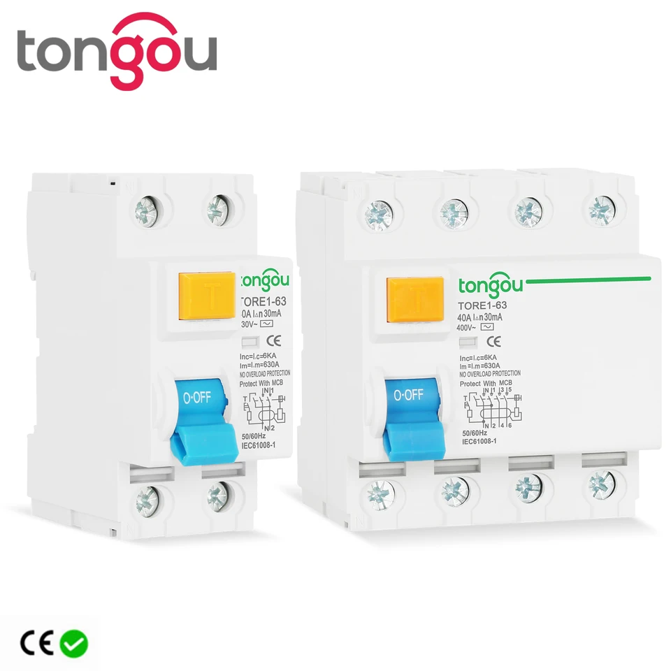 16A 63A 10MA 30MA 100MA 6KA RCCB RCD 230V ELEKTROMECHNICKÝ RESECTION CHUSIROVANÝ DIVERELICKÝ PRESUNKÝ PRESUBER PEASEFICKÝ