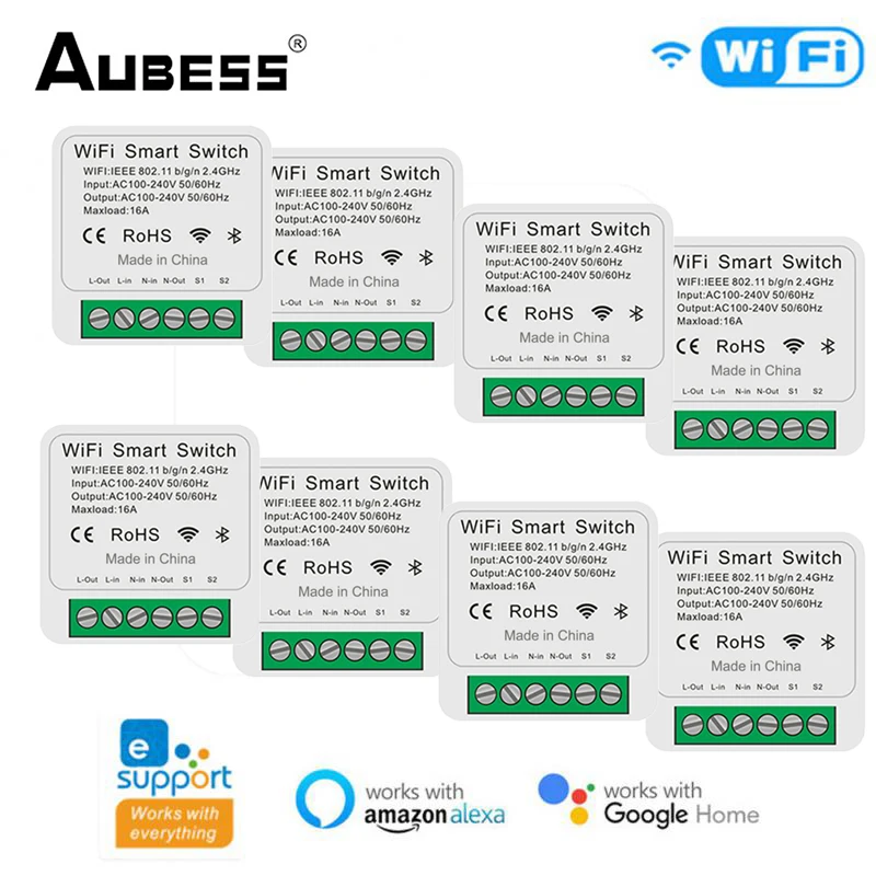 16a Ewelink WiFi Mini Smart Switch DIY DIY DIY CONTROL DIY MODULE Breaker App App Diaľkové ovládanie Časovač