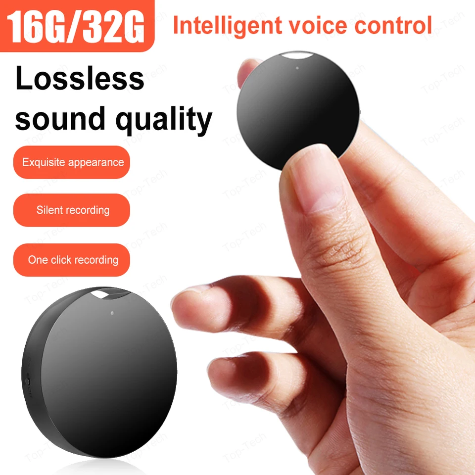 16G 32G Mini Voice Recorder Pendant HD HD Redukcia hlasu Aktivovaný profesionálny diktafón digitálny zvukový hlasový záznamník