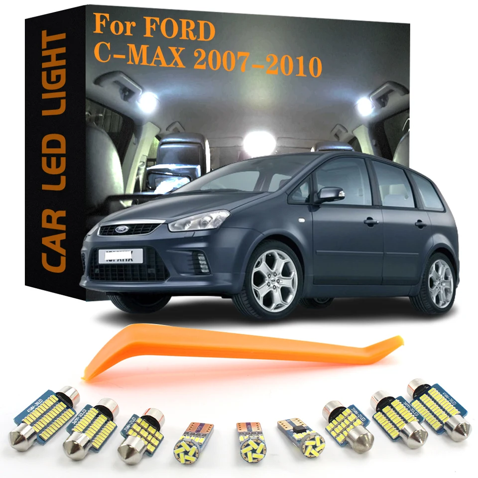 16PCS CANBUS Auto Príslušenstvo LED interiérové ​​svetlá pre Ford C Max C-Max II DM2 2007 2008 2009 2010