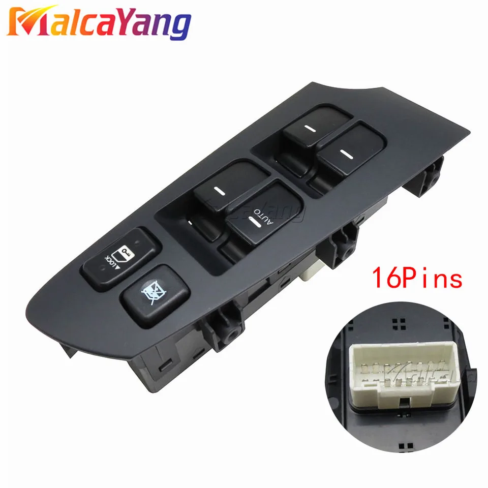 16pins Power Window Hlavný spínač doľava 93570-1M110WK 935701M110WK pre Kia Cerato Forte (KOUP) 2010-2013