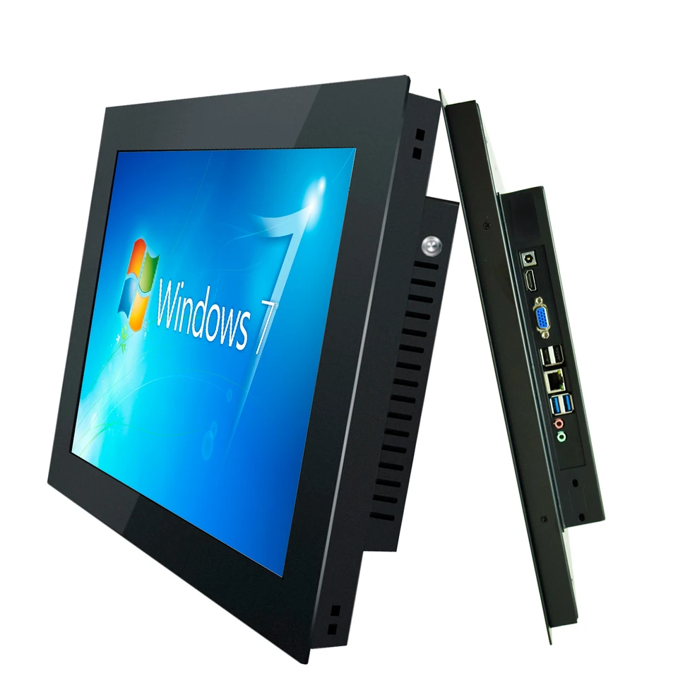 17,3 palcový priemyselný mini tablet all-v-jednom počítačovom počítači s odporúčanou dotykovou obrazovkou WiFi RS232 COM pre Win10 Pro 1366*768