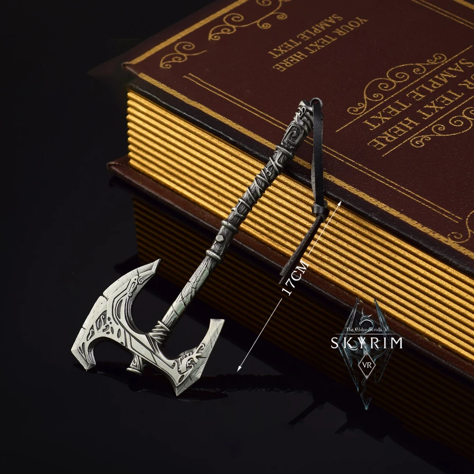 17 cm Scrolls Okin Battleaxe arcanite Reaper zbraň Alduin generál Tullius Vintage Weapon Model Darček hračky Game Boys