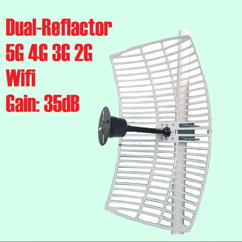 1700 3800 4000 MHz 35 DBI Grid Dish 2G 3G 4G WiFi LTE Outdoorová externá anténa pre Huawei Vodafone ZTE Router Booster zosilňovač