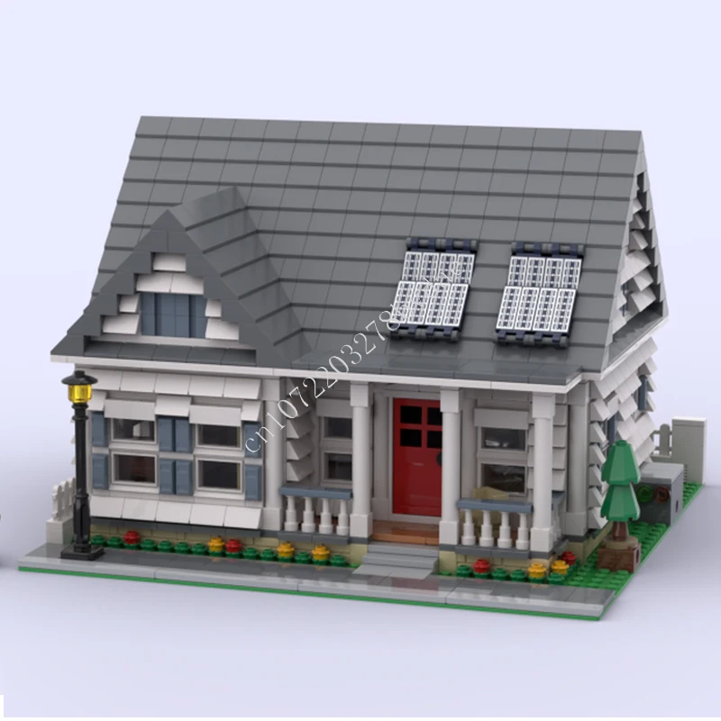 1735pcs Modular House MOC Creative Street View Model Building Blocks Architecture Education Zhromaždenie DIY modelové hračky Darčeky