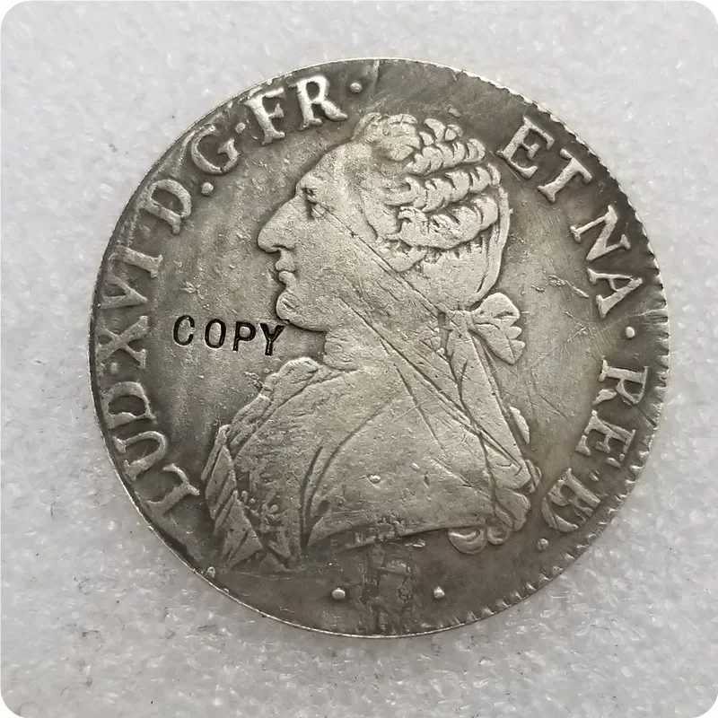 1776 Francúzsko Louis XVI Copy Cop Coin Pamätné mince-Mince Mince zberateľov zberateľov mincí