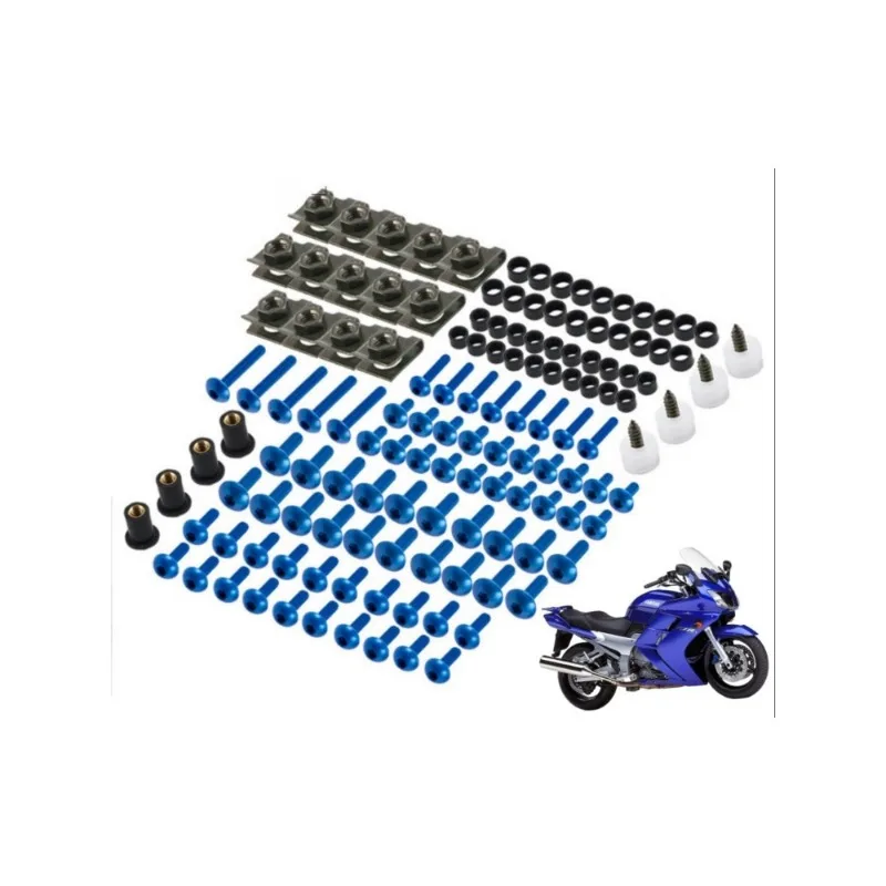 177pcs CNC skrutky zliatiny Motocyklovej zliatiny skrutiek skrutkovača M6 M5 pre Suzuki GSXR 600 750 1000 K1-K8 YAMAHA BMW HONDA Kawasaki