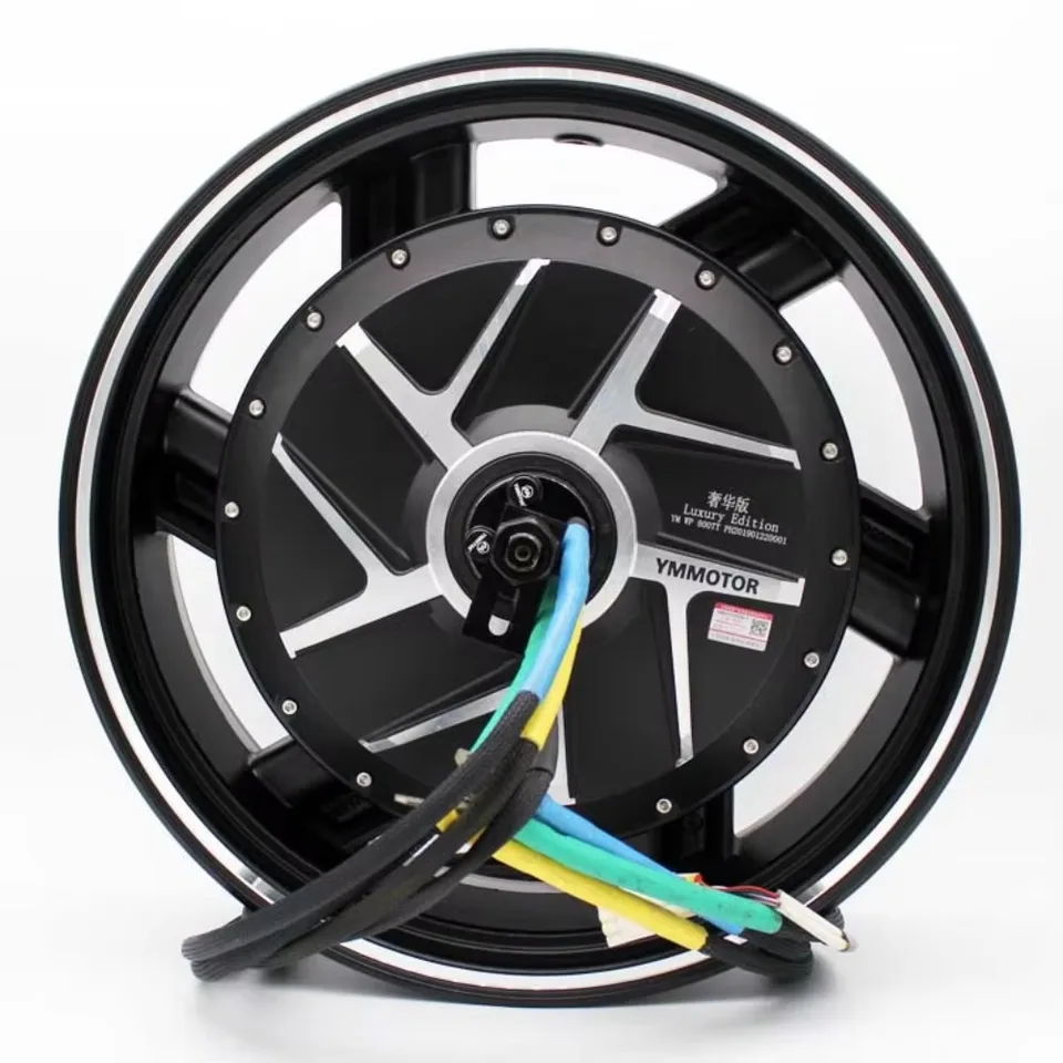 17inch 15 kW elektrický motocykelový kolesový náboj motora DC DC Motor v predaji