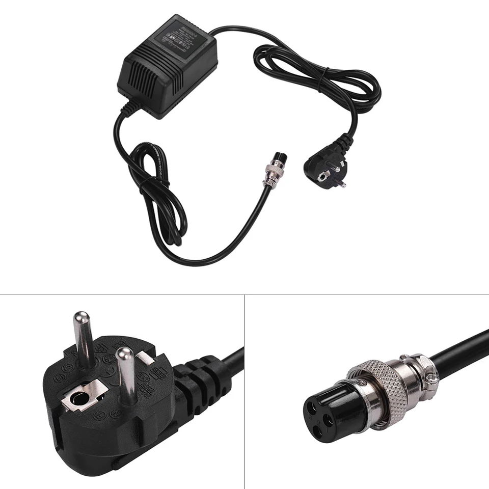 17V 420ma Mixácka konzolová mixérka napájací napájací adaptér 3-kolíkový konektor 220V Vstupná zástrčka EÚ pre Yamaha F4/F7/6FX/MG82X