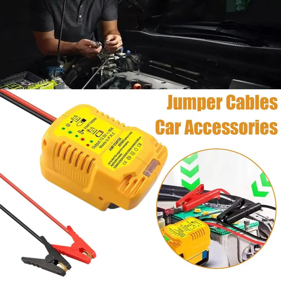 18-20V lítiová batéria Fire Dragon Adapter Car Núdzové zapaľovanie pre Makita/ Dewei/ Miwoch/ Tools 12 V Automatické posilňovače batérie Z8E5