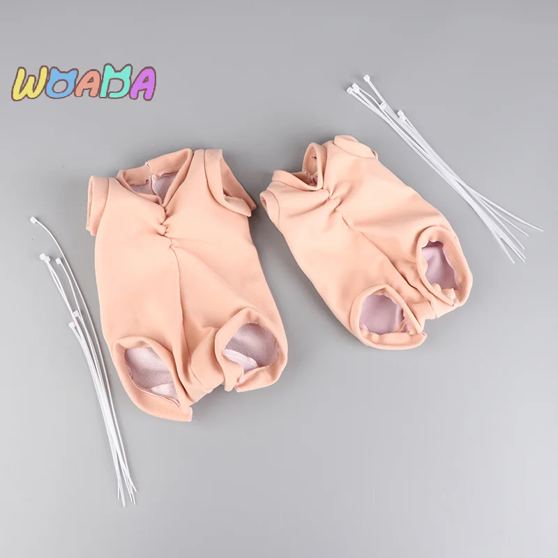 18 - 28 cm simulácia domovské doplnky hračky hračky s látkou Reborn Dund Dund Sit Kit Mäkké plné končatiny Baby batoľa Solid Diy darček