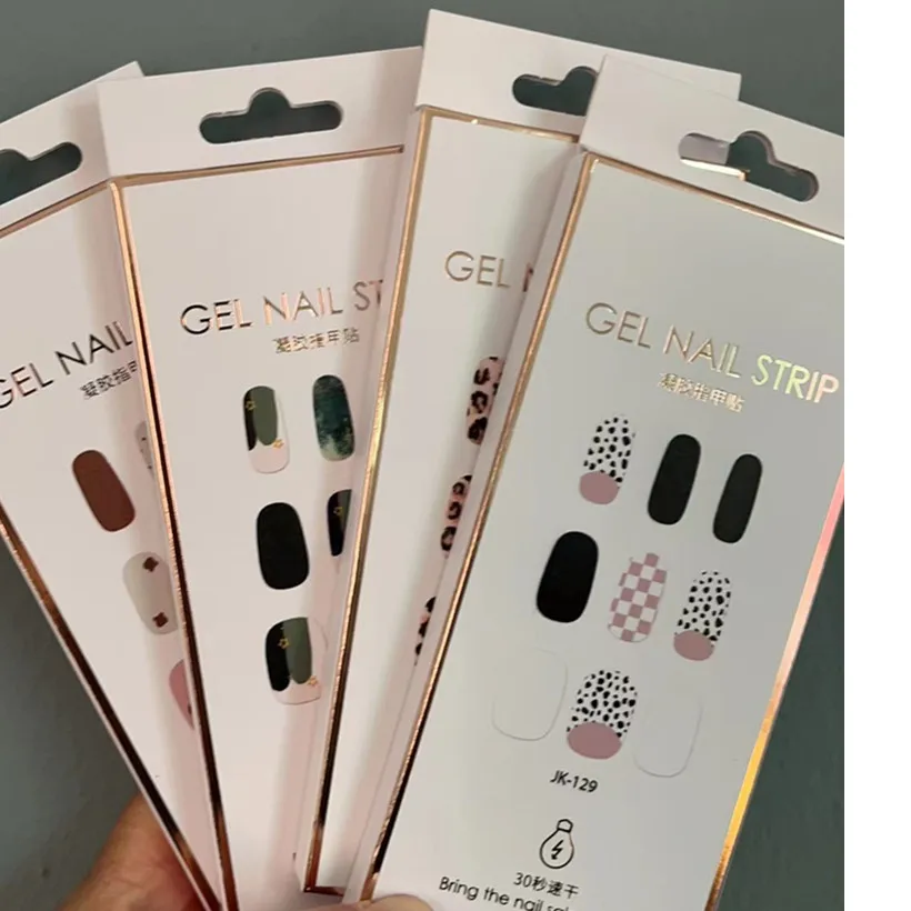 18+6TIPS/List Multicolor Decals GEL GEL STRECTÁRY NASTAVKA PRE UV LAMP ADHESIVE Vysoko kvalitné používanie 100% polotvrdené gélové klince prúžky
