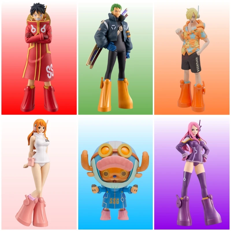 18 cm anime postava One Peting Series Grandline Egghead Luffy Roronoa Zoro Bonney Nami Nami Sanji DXF akčná figúrka PVC Model hračky