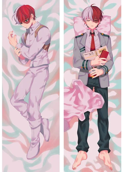 180 cm japonský anime moja hrdinská akademickejia Todoroki Shoto Body Body vankúš Casepillow Case Boku No Fulbody Objímanie Cosplay Cushion Cover