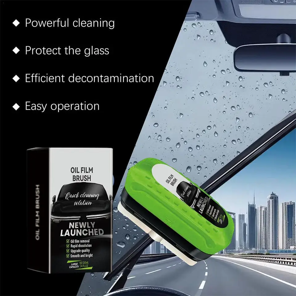 180 ml automatické čelné sklo Anti-Rain Anti-Fog Film Film Coating Agent Agent CARVIEW Zrkadlo Čistenie a údržba Nástroje kefy