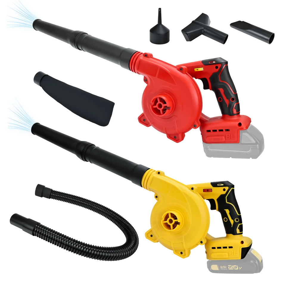 18000 ot./min. Akundlesný vzduchový dúchadlo 2 v 1 Vzduchový dúchadlo a čistič z kolektora prachu počítača pre dewalt/Milwaukee (bez batérie)