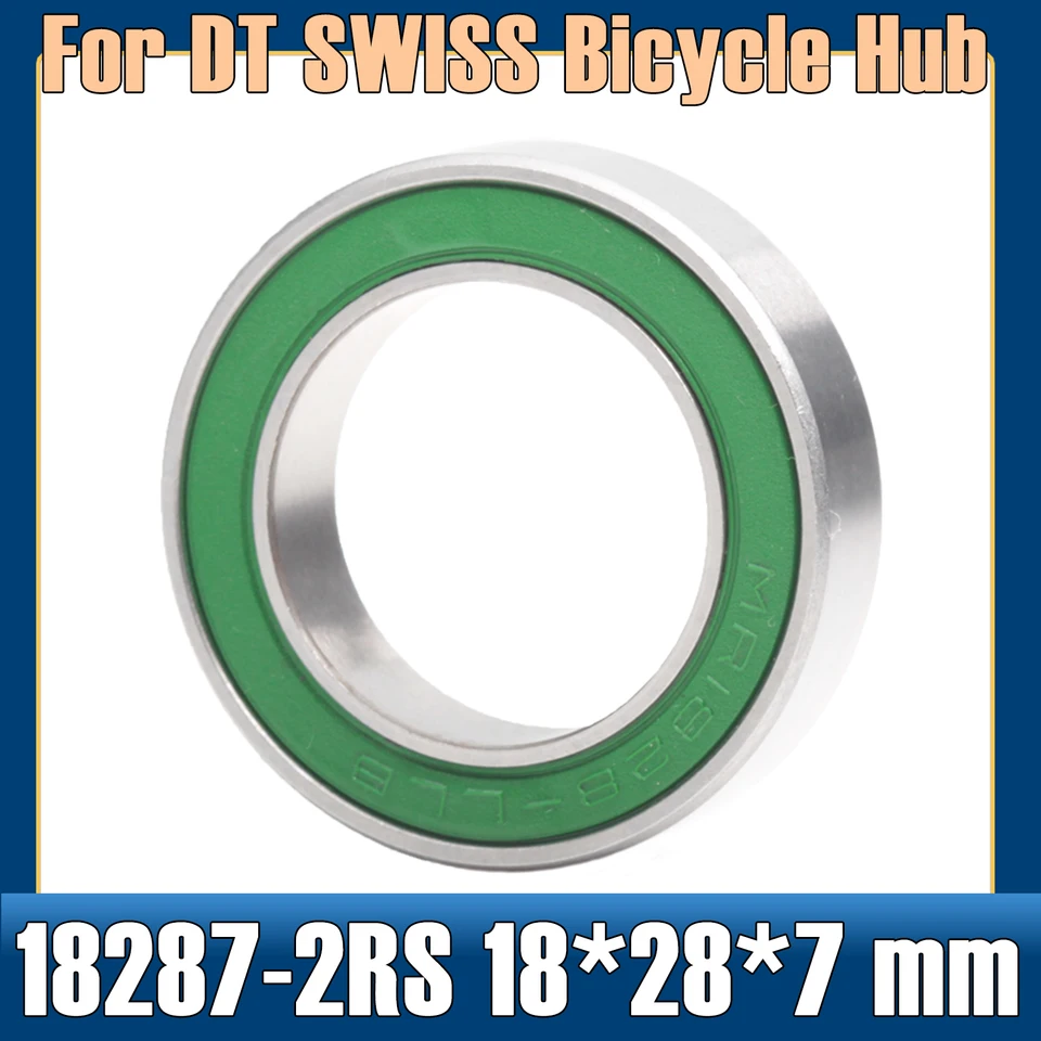 18287-2rs ložisko 18*28*7 mm (1 ks) 18287 RS Bicycle Hub predné zadné náboje koleso 18 28 7 guľôčkové ložiská