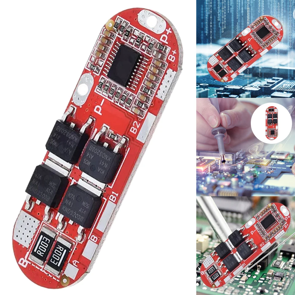 18650 Li-Ion Litium Litium Battery Board 1s 2s 3s 4s 5s PCB PCB Polymer Lipo nabíjačka na ochranu obvodu