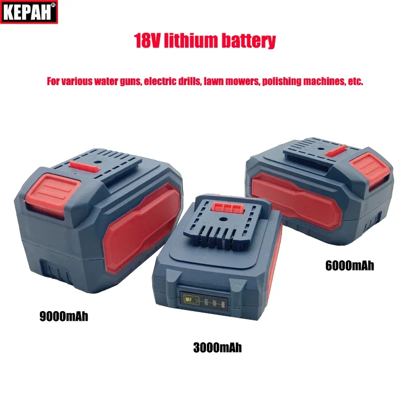18V 9AH 6AH 3AH lítium batérie, pre 18 V, 21V sériu elektrických náradia, vŕtačky, brúsky, kosačky na trávu, vysávače atď.