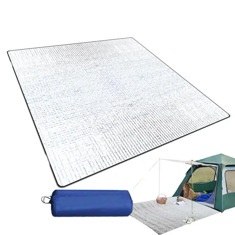 195x180 cm stan rohož na kempovanie vodotesná pikniková podložka Hliníková fóliová rohož Outdoor Sleeping Termal Dride Fookble na batohovanie