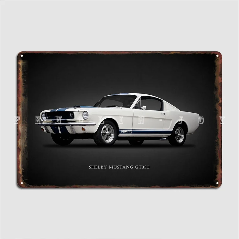 1965 Shelby GT350 Metal Plaque Plaque Club Club Club Bar personalizovaný garážový dekoráciu cínový plagát
