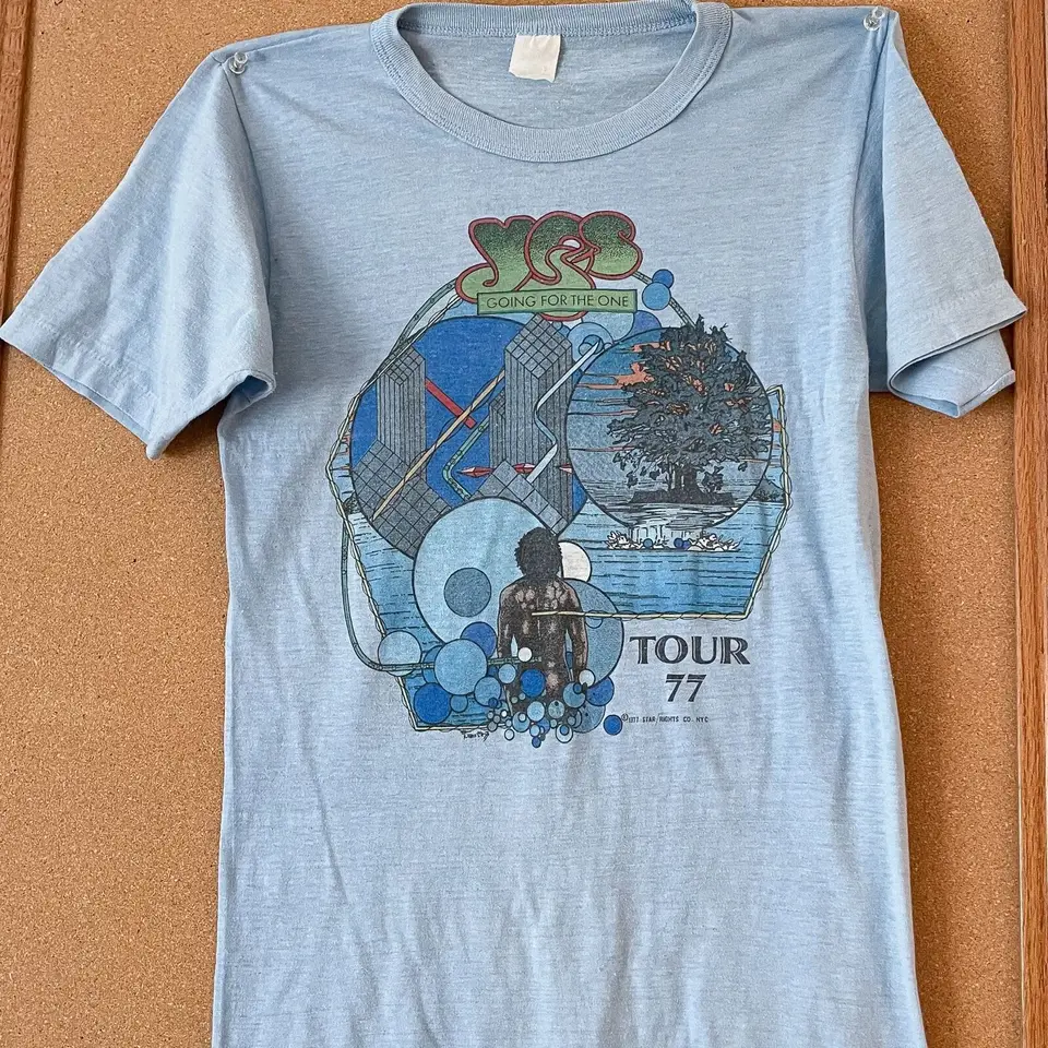 1977 Áno, ísť na One Tour Tričko Unisex S-5XL Men Women VM8378