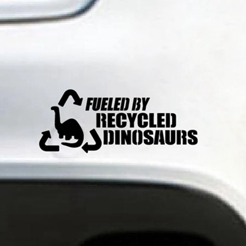 19x8cm Funny 4x4 Off Road Art Decor Decals Dres Die Cut Vinyl Sticker - poháňané recyklovanými dinosaurami odnímateľnými obtiskami