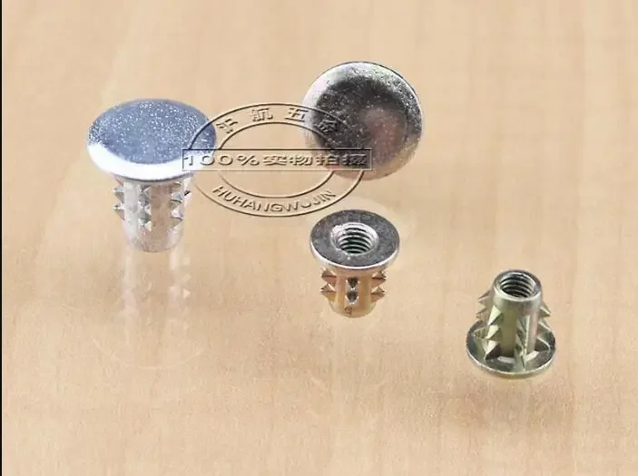 1Best 10ks m3 m4 páska hrot matica zliatiny zliatiny vložené orechy klobúky Counter nábytok hardware link