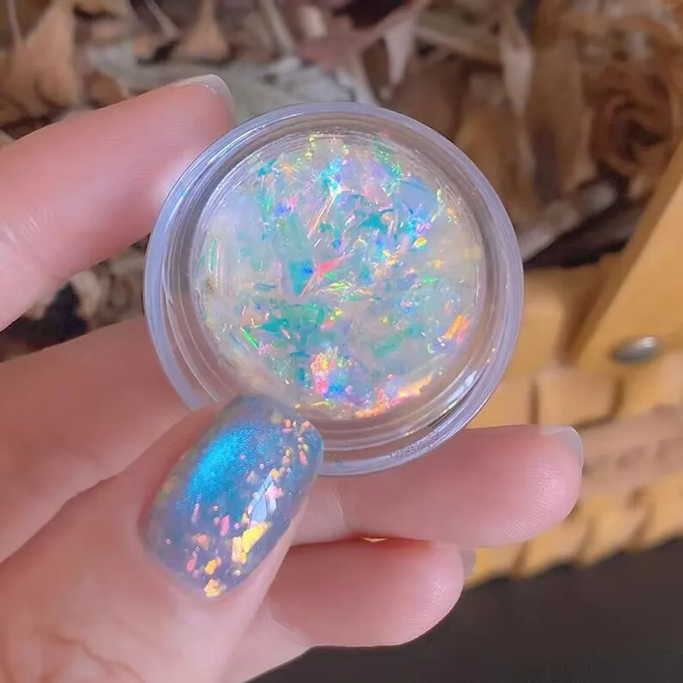 1Box ​​Aurora Sneh Tatting Prášk