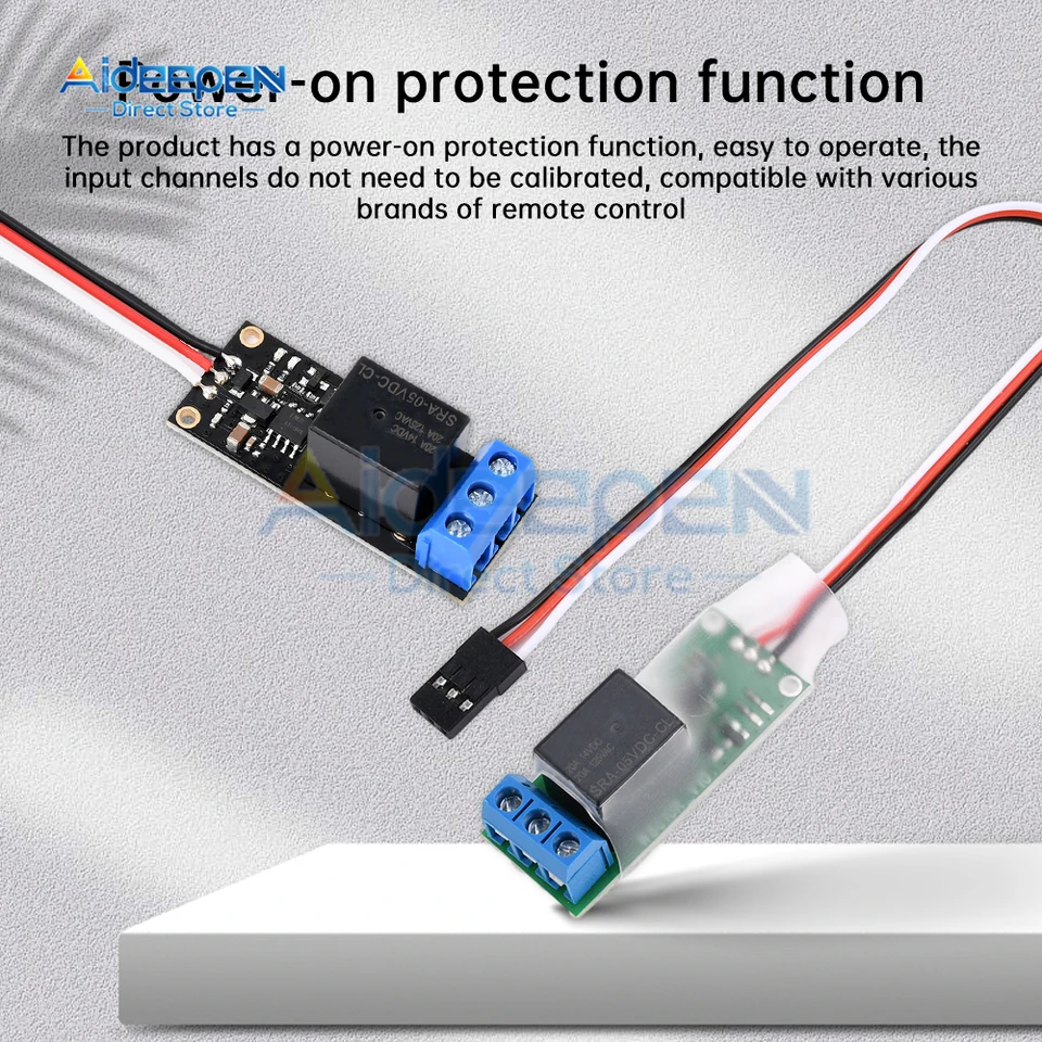 1CH Vysoko prúdový elektronický prepínač 5V/12V Aerial Model Ochrana rastliny RC Dronové vodné čerpadlo PWM riadenie signálu