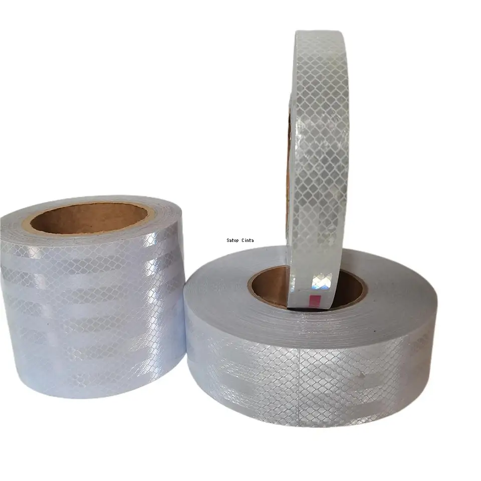 1inch/2inch/4inch*16 stôp biele reflexné bezpečnostné pásky