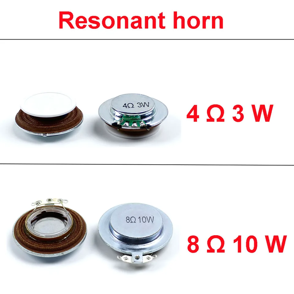 1ks 27 mm 44 mm 4r 3W 10W 8 Ohm rezonančné vibračné mini reproduktor stereofónny reproduktor Vibračný reproduktor Vbro reproduktor 4 ohms 3 watt