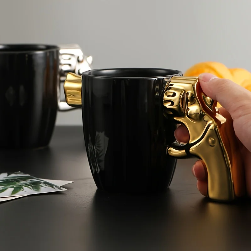 1ks 350 ml Premium keramický kávový hrnček REVOLVER RABERSE RAKRAFIEL VODA VODA Šálka ​​Kreatívna káva šálka narodeninové darčeky na pitie