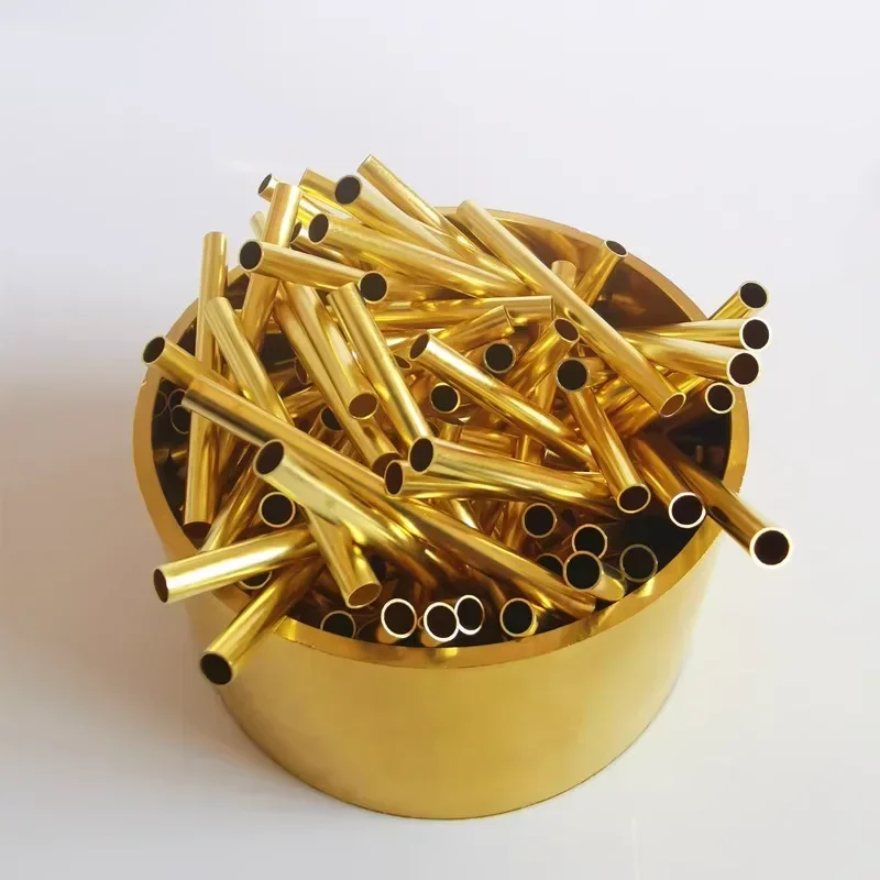 1ks 350 mm dĺžka mosadznej trubice duté potrubie cez otvor H62 mosadznosť žltá matel 2 mm/2,2 mm/2,3 mm/2,5 mm/3 mm/3,5 mm/4 mm skrutka