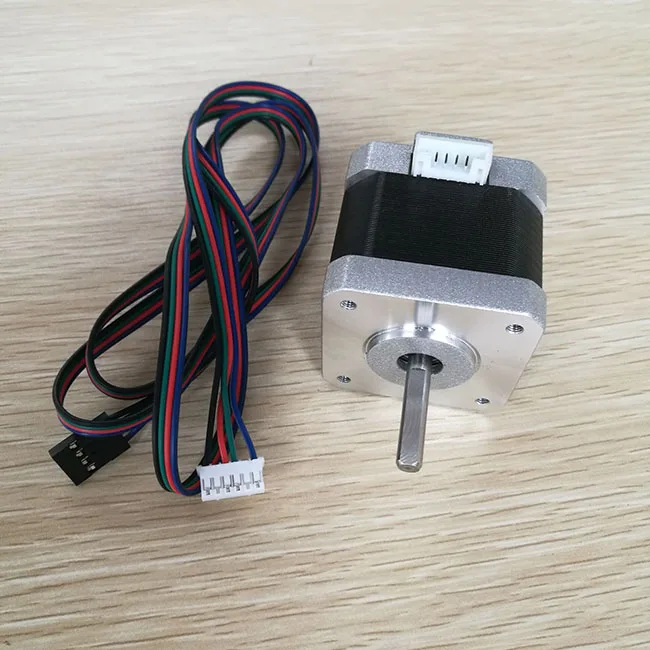 1ks 40 mm NEMA17 Krokový motor 42 Motor NEMA 17 42Byh 1,7a (17HS4401) 4-vedenie pre 3D tlačiareň