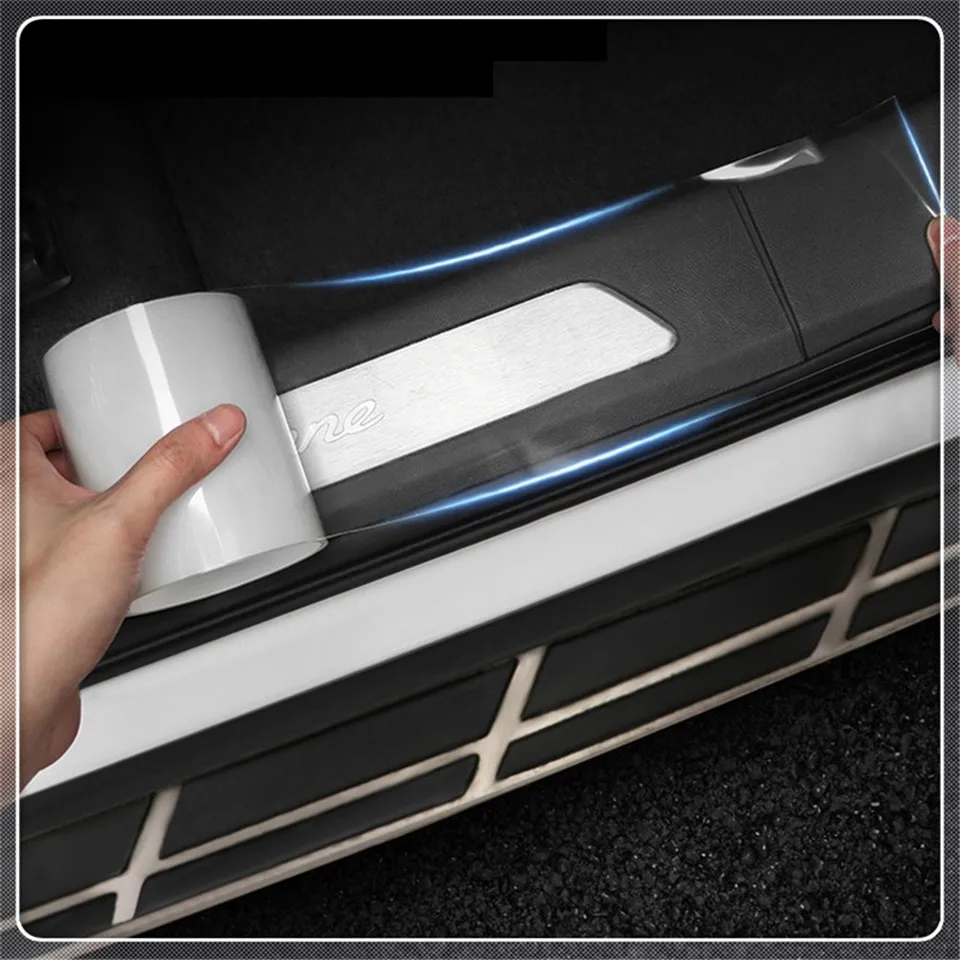 1ks Automatické kmeňové dvere Sill Car Body Vinyl Príslušenstvo pre Nissan Teana X-Trail Qashqai Livina Sylphy Tiida Sunny March Murano
