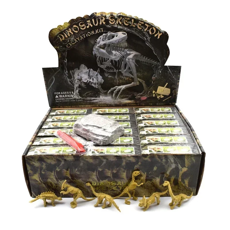 1ks dinosaur fosílne simulácia Tyrannosaurus Science Jurassic World Park DIY archeologické výkopy hračky pre deti