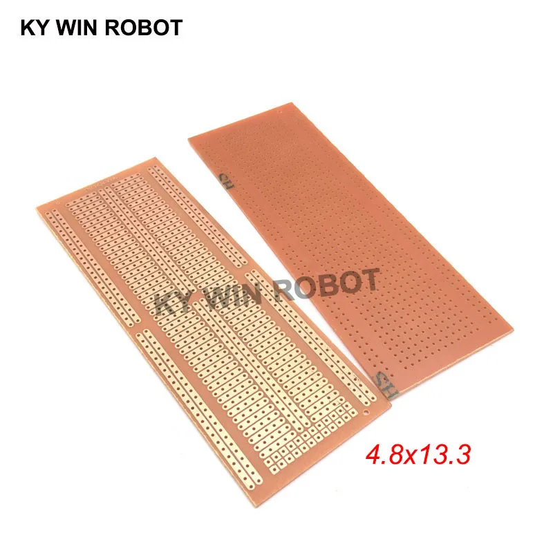 1ks DIY 4,8*13,3 cm prototyp papiera Universal Experiment Matrix Circuit Board 4,8x13,3 cm