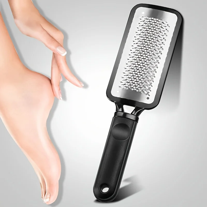 1ks dvojité bočné nohy súbor Profesionálne vyliatie päta päty Tvrdo mŕtve pokožka Callus Remover Pedikúrová starostlivosť