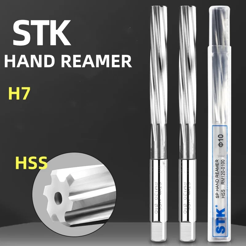 1ks Japan STK HSS Metric Ruck Screck Reamer Square Head Reamer H7 3mm 4 5 6 7 8 9 10 12 13 14 15 16 17 18 19 20 mm RM120