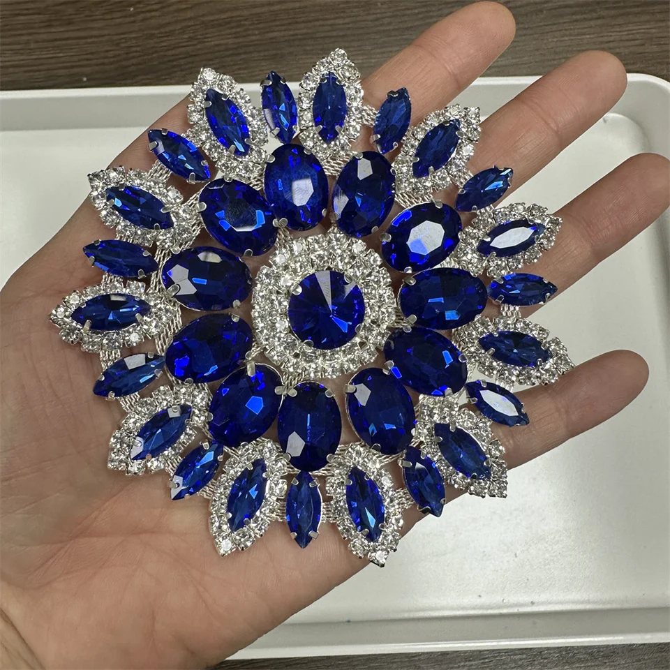 1ks kamienok Round Round Crystal Jewelry Svadobné aplikácie pre šaty
