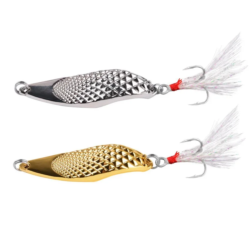 1ks kovový nástraha 3g/5g/7g/10g/15g/20 g rybárskych návnad Wobbler spinner návnad