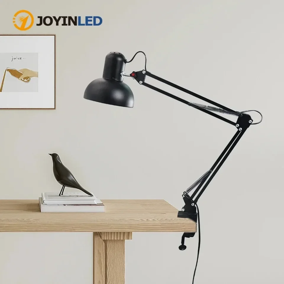 1ks LED Desk Light, Stolová lampa s výkyvnou rukou so svorkou, architekt na architekt, stolové svetlo, funkčné stolové lampy pre domácu kanceláriu