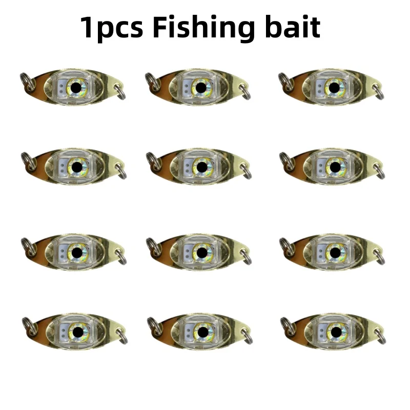 1ks LED rybárske návnady Flash lampa Umelá návnada hlboká kvapka pod vodou tvaru tvare blesku Diamantové svetlá Fishing doplnky