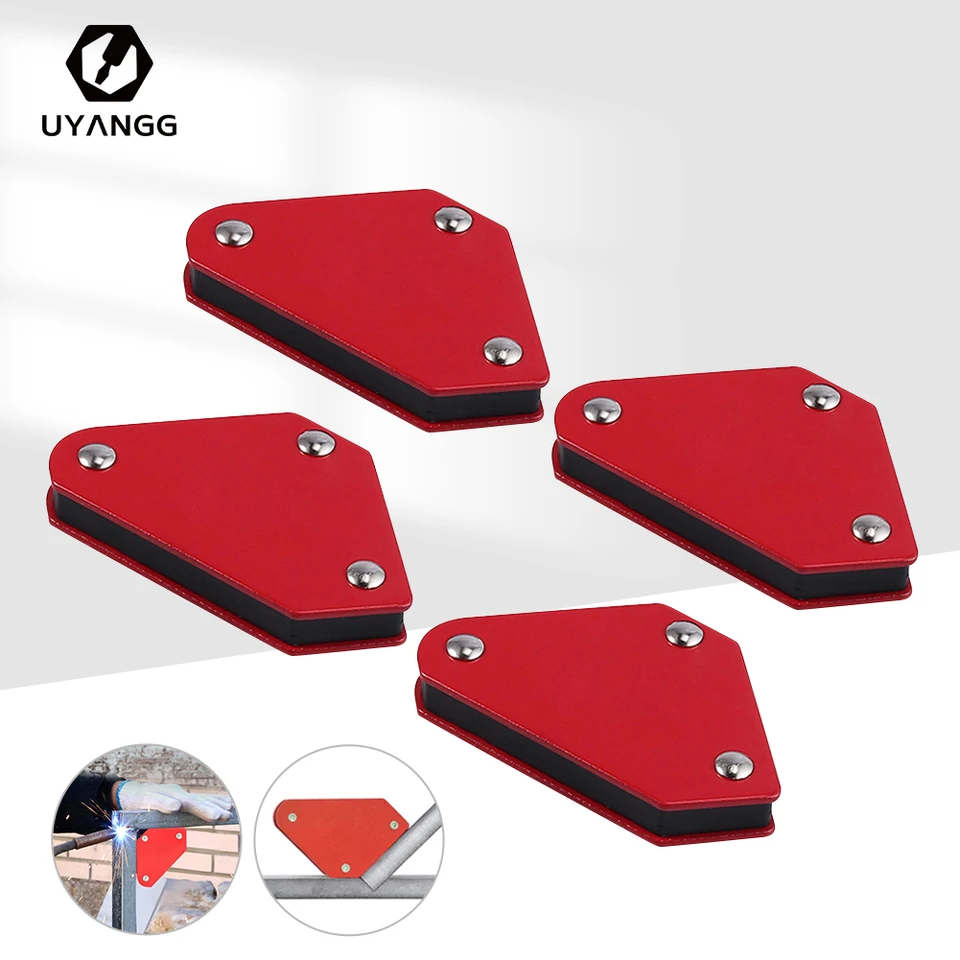 1ks Magnetický zvárací magnet držiak 45 °/90 °/135 ° Viacúrovňový spájkovací šípkový magnet Zváracie polohovacie lokalizačné lokalizačné lokalizátor Zváracie nástroje