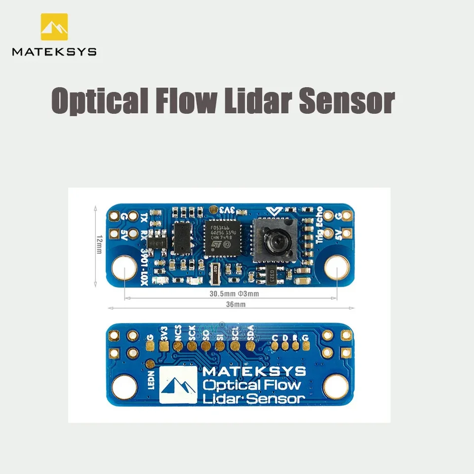 1ks matksys ma Matek Optický tok a snímač lidar 3901-L0X INAV Modul F4 F7 F405 Flight Controller pre RC FPV Racing Drone