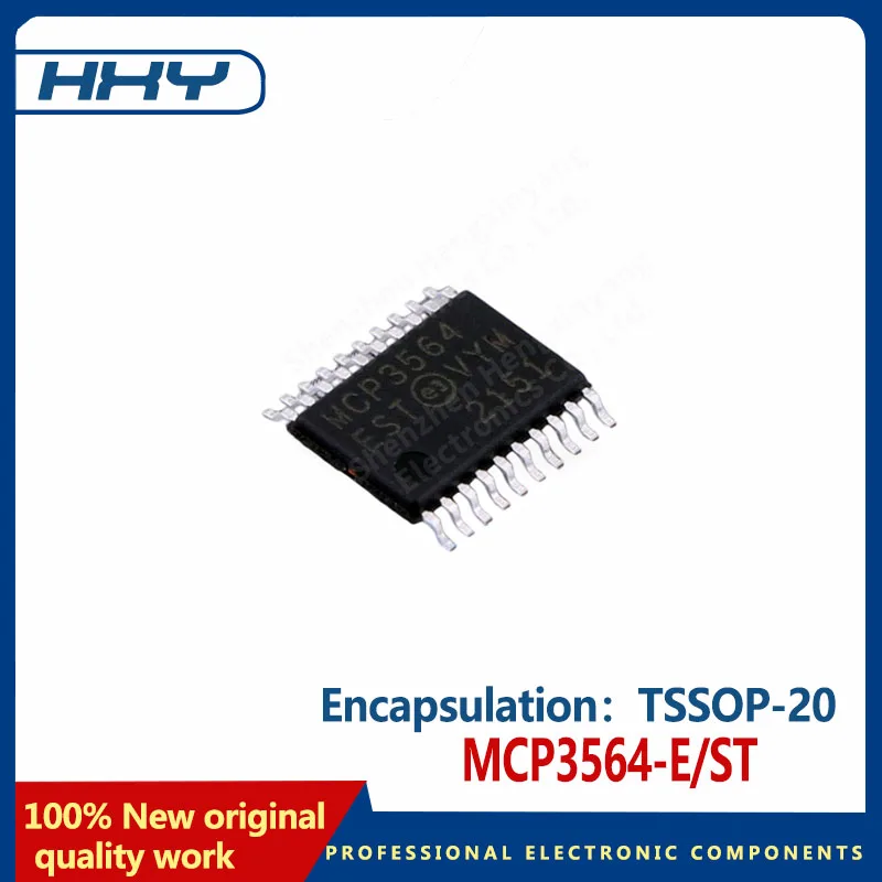 1ks MCP3564-E/ST Balíček TSOP-20 Analóg-digitálny konverzný čip