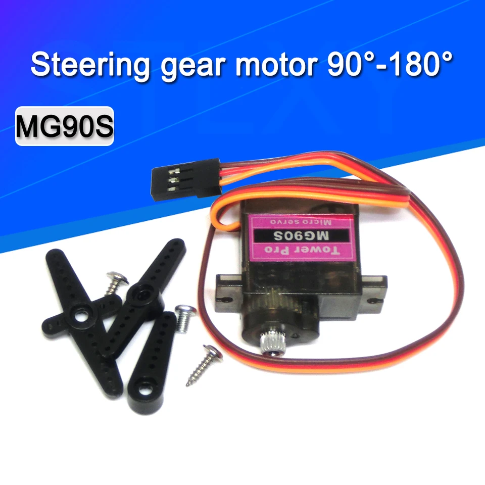 1ks mg90s Metal Gear Digital 9G servo pre RC vrtuľníkové lietadlo lode MG90 9G